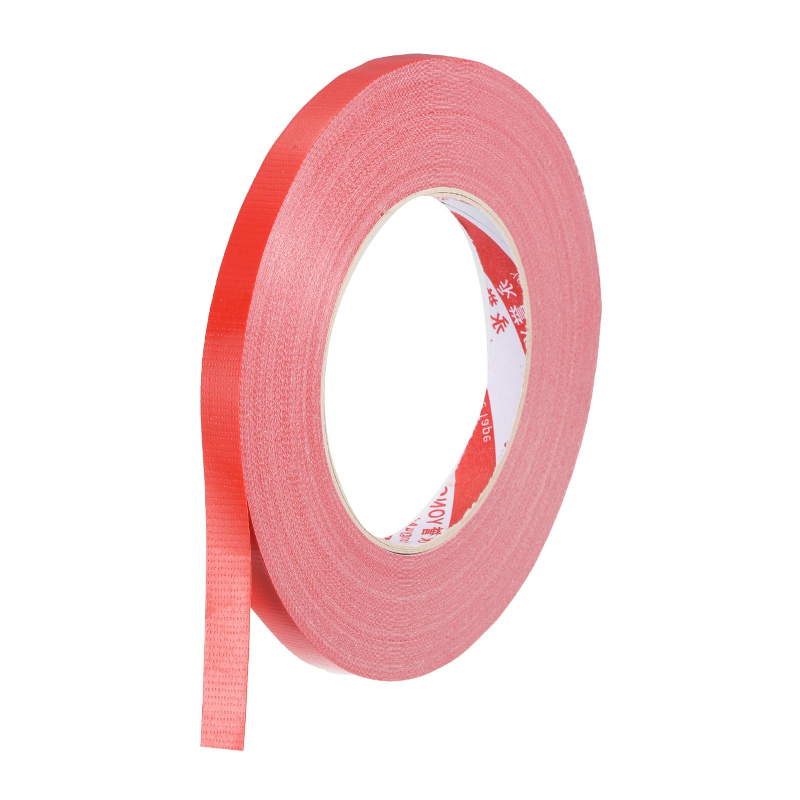 M METERXITY Ping Pong Edge Tape - Fiber Cloth Protective Tape Accessory Apply to Cover Racket Edge (118ft x 0.4", Red)