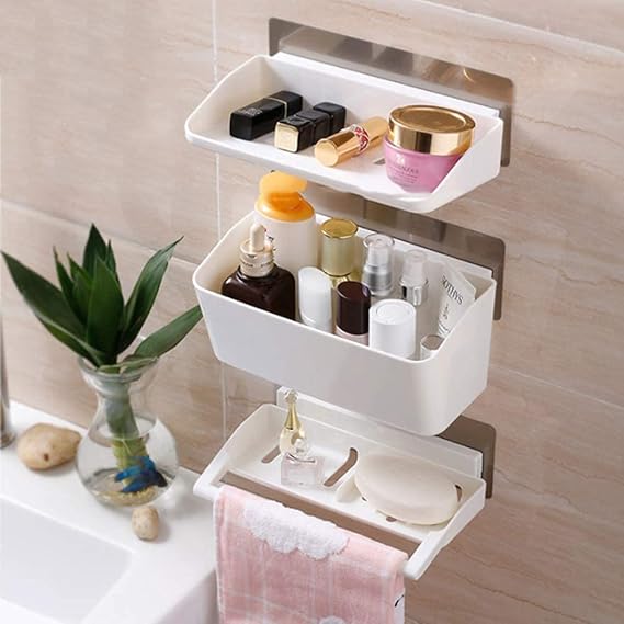ASHO MISHA Multi Layer Bathroom Organizer Storage Shelves Rack for