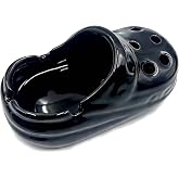 Croc Shoe Ashtray Ceramic - Cute Tabletop Portable Smokeless Ashtrays Smoking Ashtray, Cigarette Ashtray for Home Office Patio Bar, 5.6