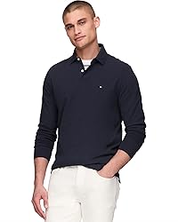 Tommy Hilfiger Men's Long Sleeve Polo Shirts in