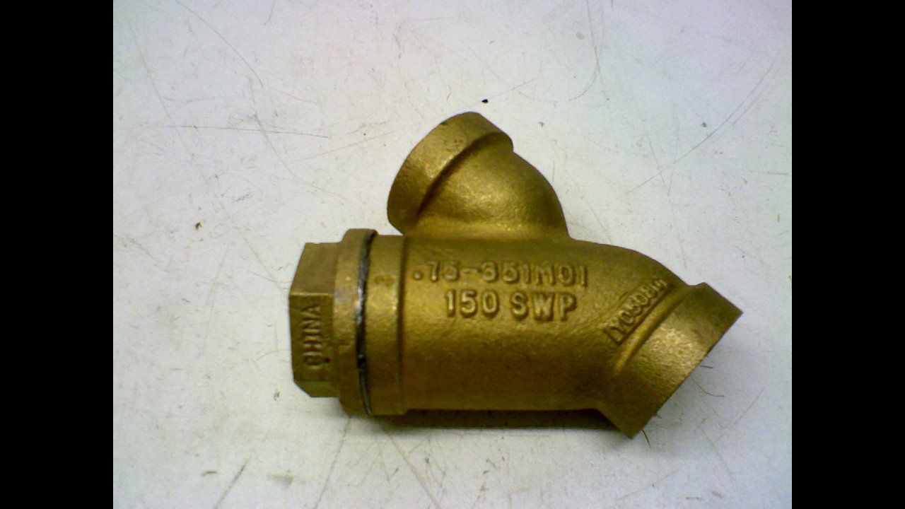 Mueller Y Strainer 3/4" .75351M01 150 Swp Y Strainer