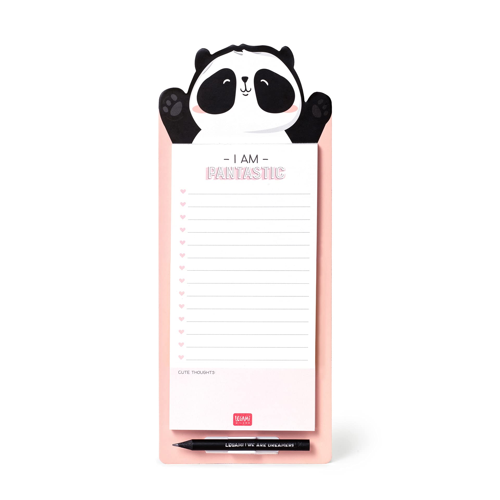 LEGAMI Don't Forget Panda Magnetic Notepad 11 x 28 cm