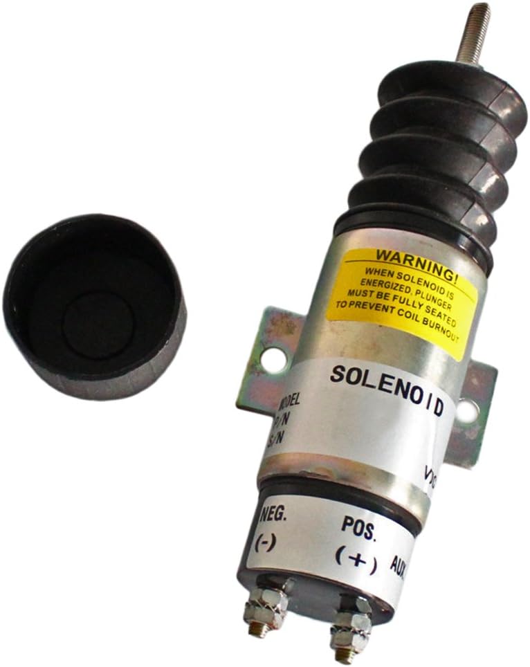 JEENDA 2 Terminals Solenoid D610-A1V12 1502-12C2U1B1S1 for Trombetta 12V Dual Coil