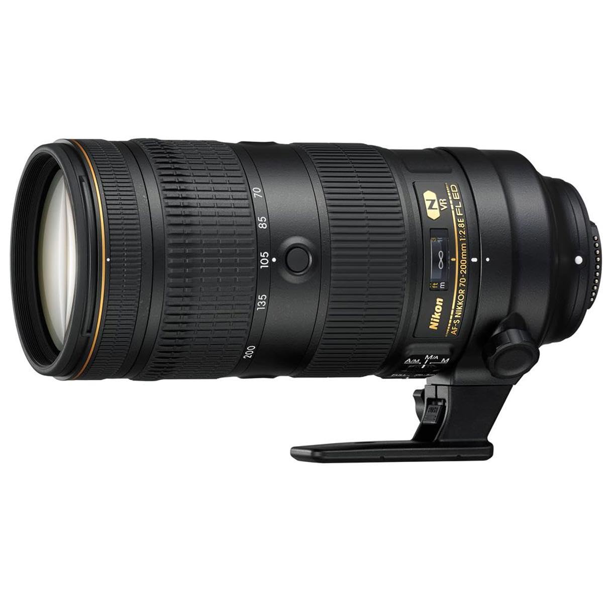 Nikon AF-S Nikkor 70-200 mm f/2.8E FL ED VR Lens - Black