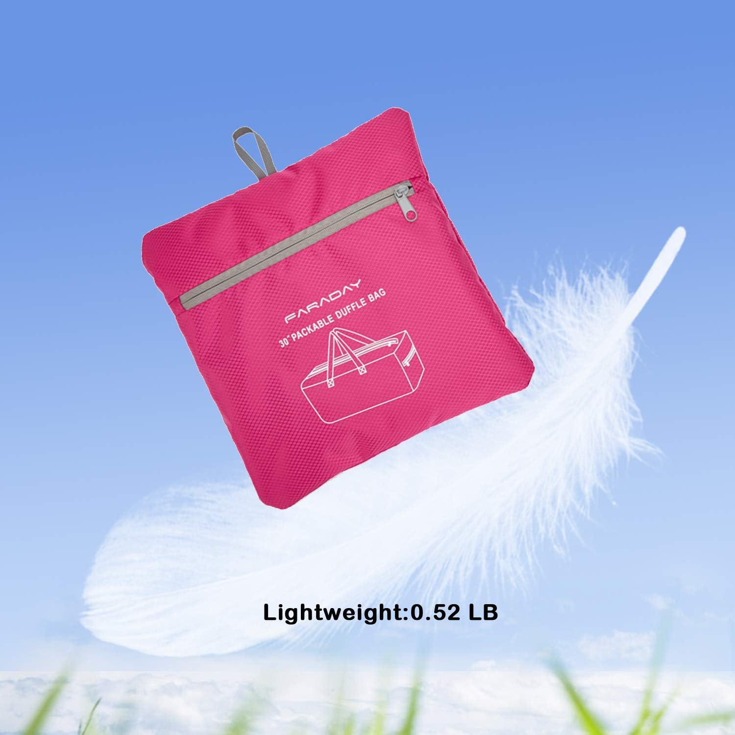  | Foldable Duffel Bag 30" / 75L Lightweight with Water Resistant for Travel | Travel Duffels