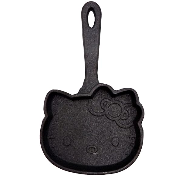 GALERIE HELLO KITTY PANCAKE SKILLET WITH MIX, STOCKING STUFFERS CHRISTMAS GIFTS FOR KIDS, MINI MAKER MOLD, 3.52 OUNCES
