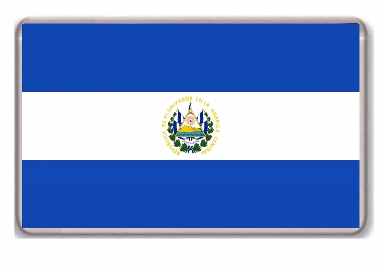 Bandera de El Salvador/nevera/cierre magnético...: Amazon.es: Jardín