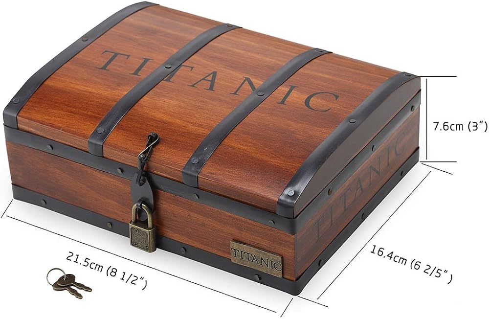 buythem Titanic Heart of The Ocean Crystal Pendant with Pure Silver