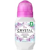 CRYSTAL Mineral Deodorant Roll-On Unscented Body Deodorant With 24-Hour Odor Protection, Aluminum Chloride &amp; Paraben Free, 2.25 FL OZ (Packaging May Vary)