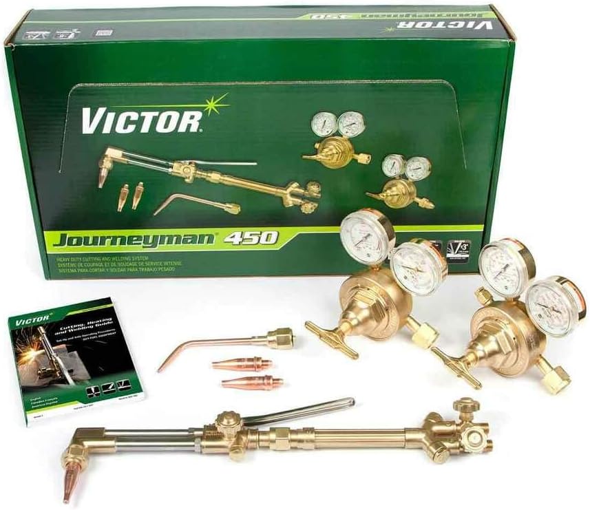 Victor 0384-0807 Journeyman 450 540/510 Acetylene Torch Outfit Regulator Classic