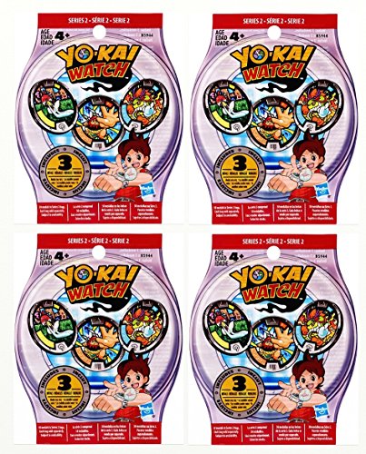 Yo-Kai Watch Series 2 Medal Blind Bags - 4-Pack