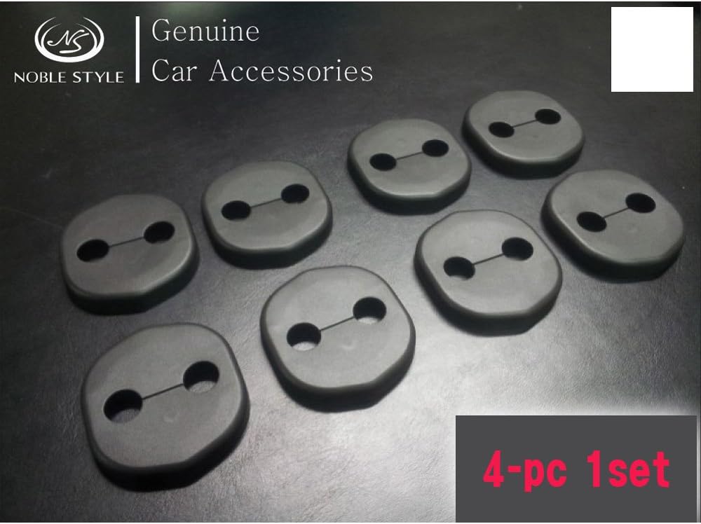 Noble Style Door Striker Cover 4-pc 1Set For 2011 2012 2013 Kia Picanto : All New Morning