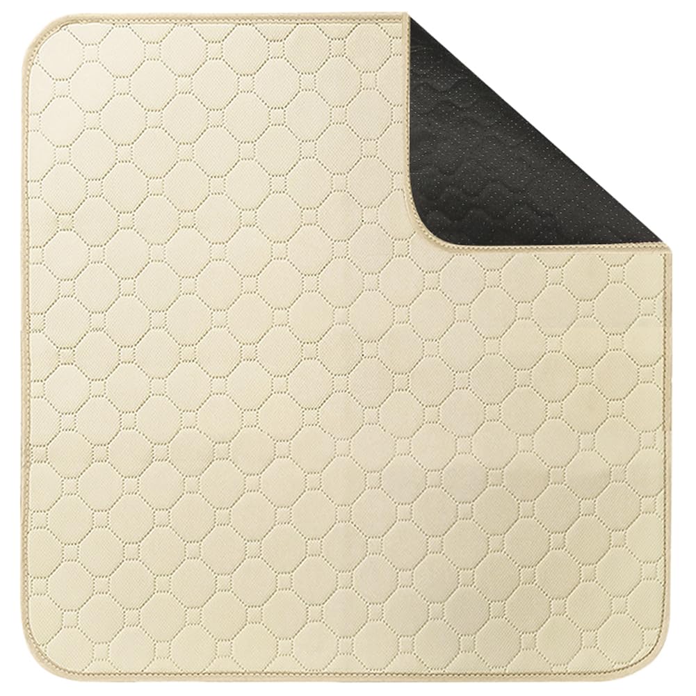 Large Absorbent Washable Incontinence Chair Seat Protector Pad Chair Sheet Waterproof Washable Seat Pads Incontinence Chair Absorbent Pads Nonslip Pet Underpads for Adult Children Baby Pet Mat,55x53cm