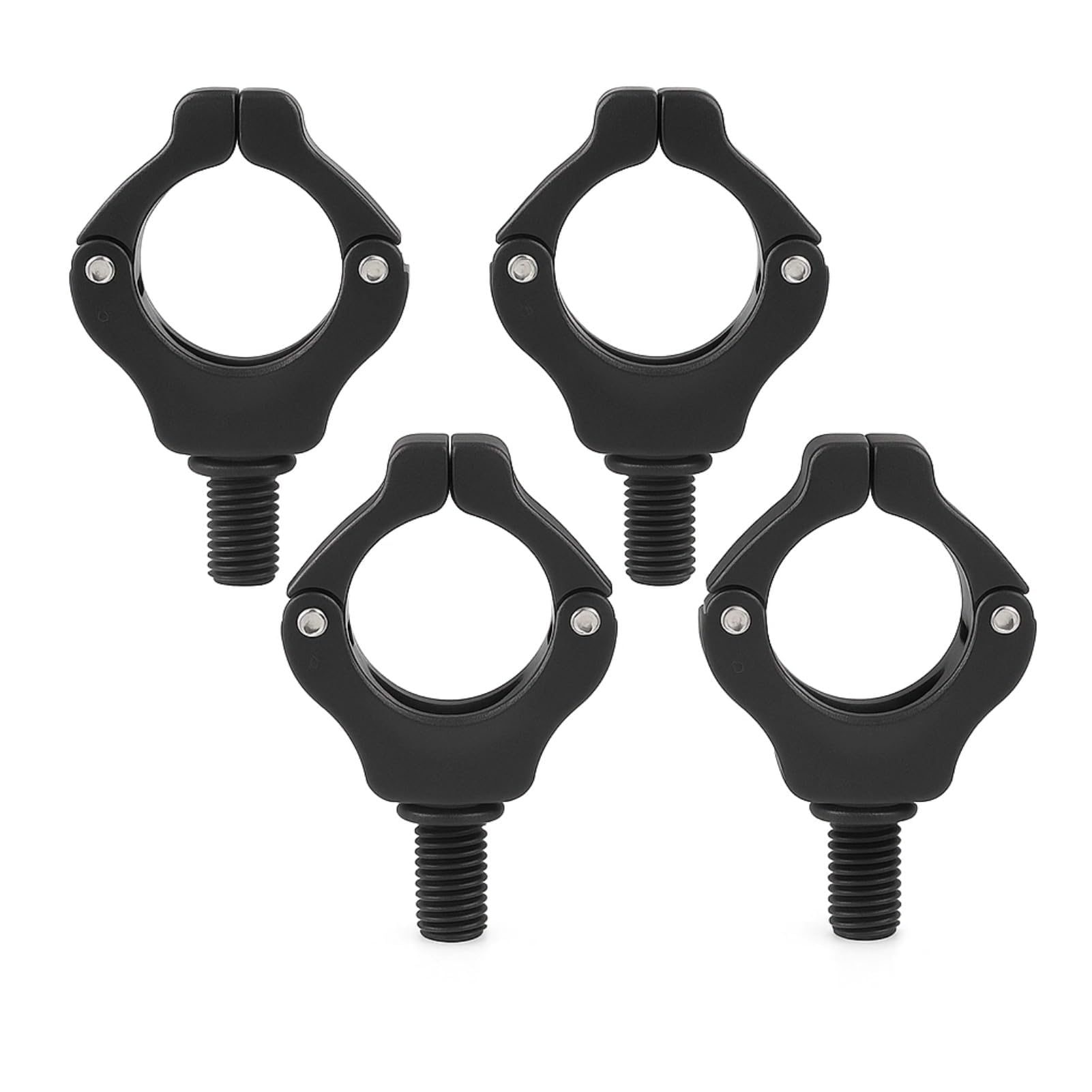 SPYMINNPOO 4PCS Magnetic Fishing Rod Holder, Carp Fishing Automatic Adjustment Rod Rest, ABS Lightweight Anti-Slip Pole Bracket for Boat Bank Trips