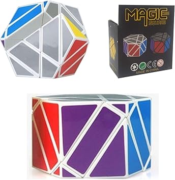 Vibgyor Vibes 3 Layers Hexagon Shield Magic Square Puzzle Cube