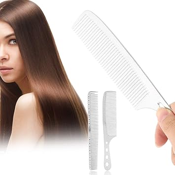 Amazon Com Anti Static Hair Comb 2pcs Set Space Aluminum