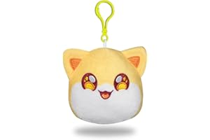 DUUGER MeeMeow NOI Cat Plush Keychain Stuffed Animal Toy,Cute Decorative Plush Toy Accessory Fun Buddy for Kids Bag, Purse, Backpack, Handbag