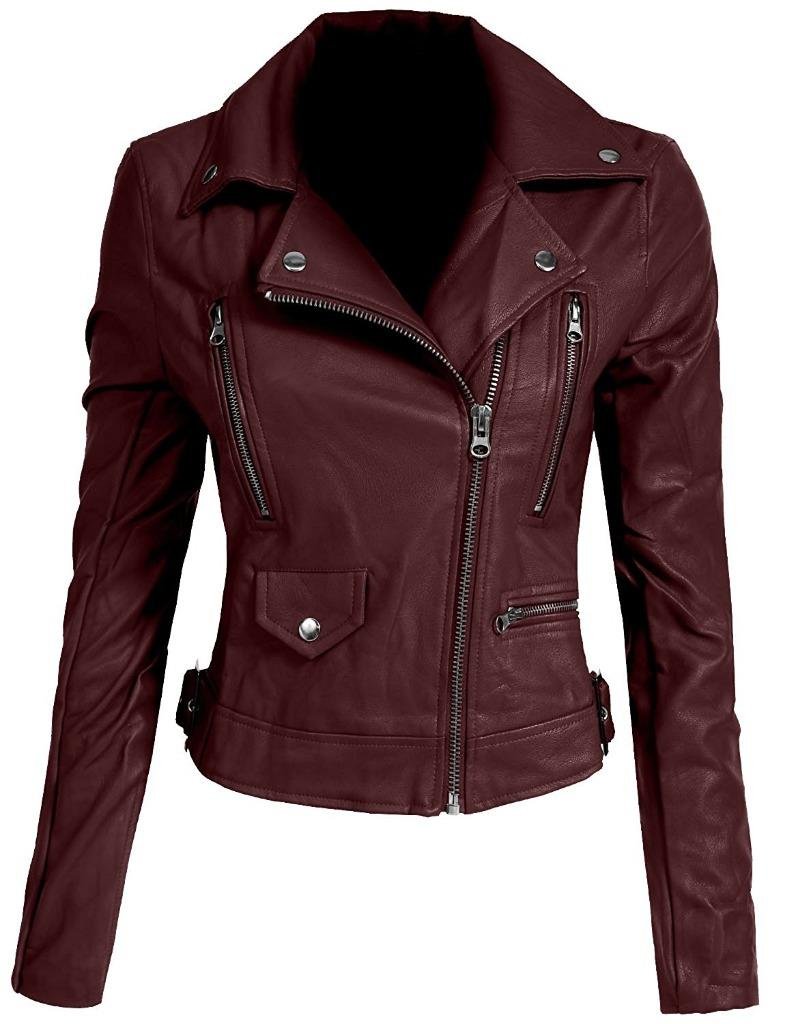 Ladies Polyurethan Leather Jacket Women Jacket NP-01