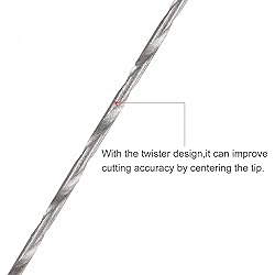 uxcell 5 Pcs 0.5mm Mini Micro Twist Drill