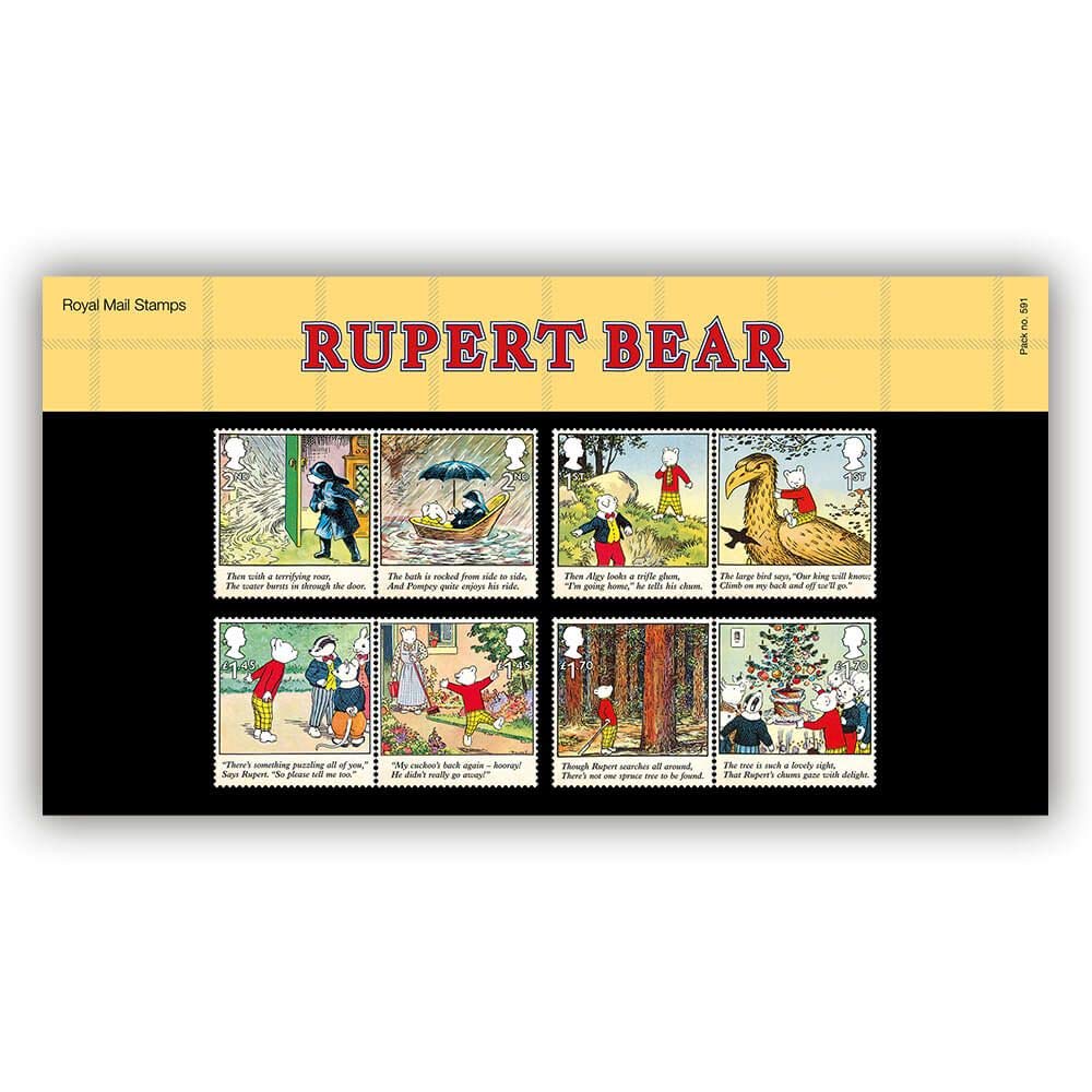 Rupert Bear Stamp Presentation Pack 2020