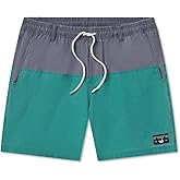 Southern Marsh Men’s Seawash - Colorblock Swim Trunks – Quick-Dry Lightweight Swimming Shorts