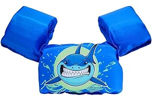 AmazeFan Kids Swim Life Jacket Vest for Swimming Pool, Swim Aid Floats, Toddler Swim Vest with Storage Bag,Suitable for 30-50 lbs Infant/Baby/Toddler,Children/Sea/Beach