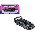 CM Model Car Compatible with McLaren Senna GTR Purple Chameleon Metallic Hong Kong Toy Car Salon 2024" 1/64 Diecast Model Car CM64-SENNAGTR-TOYCARSALON