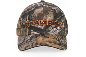 Bell Rangers Realtree APX Camo Baseball Cap Hat 100% Cotton Twill (Peached)