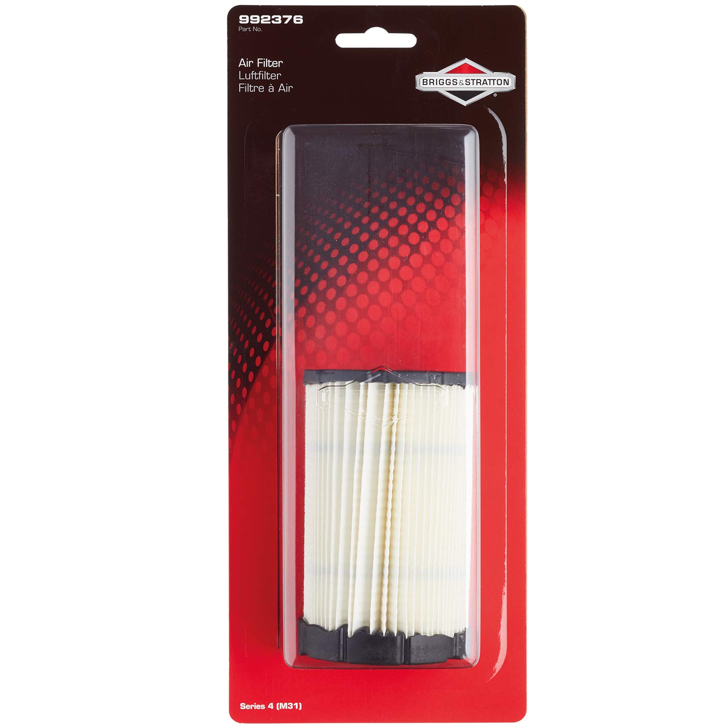 Briggs & Stratton 992376 Genuine Air Filter Series 4