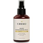 Cremo Original Leave-In Daily Beard Conditioning Mist - For Soft-Feeling and Healthy-Looking Facial Hair, 6 Fl Oz