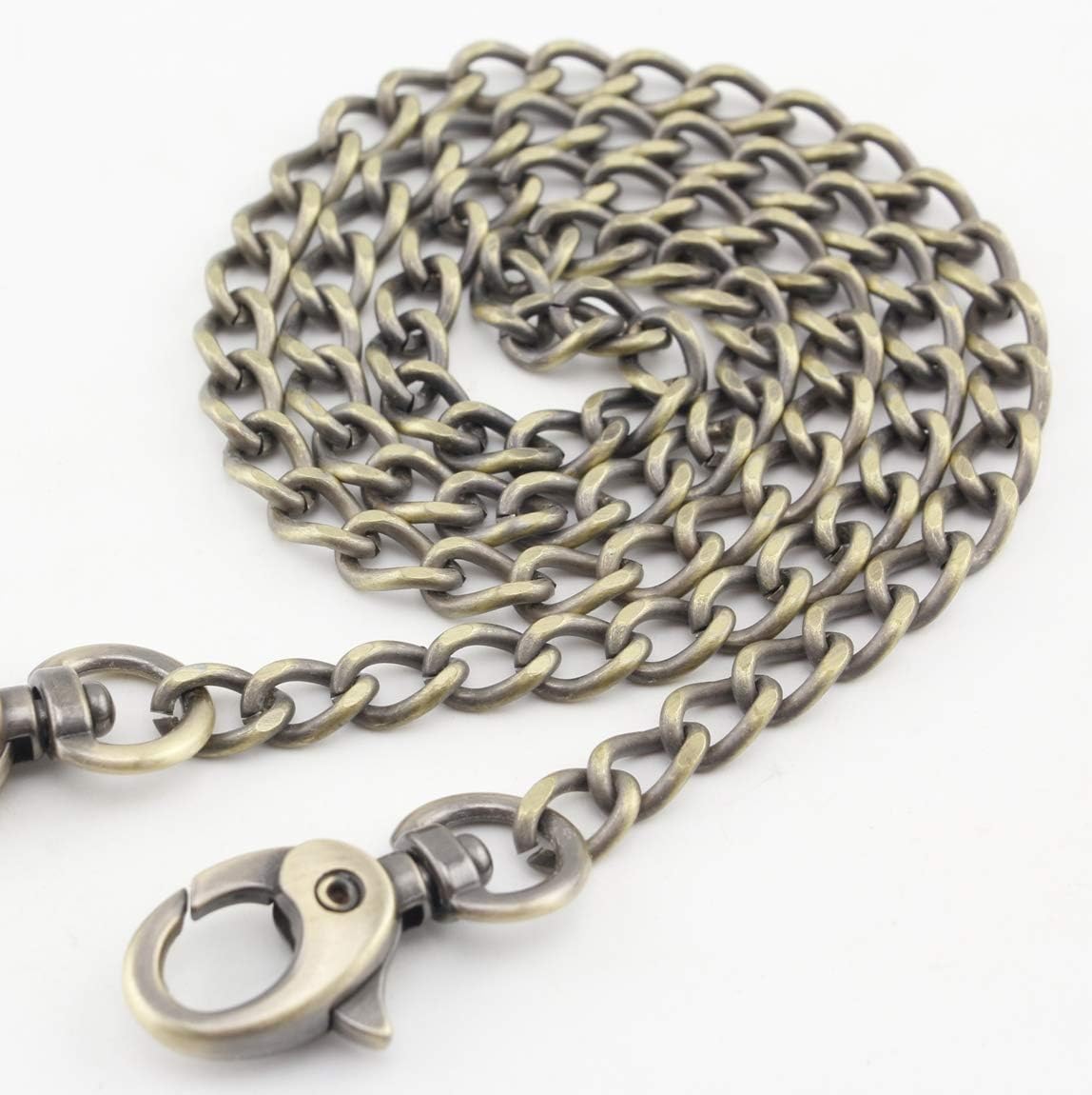 Anti Bronze, 60cm Iron Short Length Metal Purse Chain, Purse Chain Strap for Bag Handle,Bag,Handbag and Purse Making Chain Replacement K17