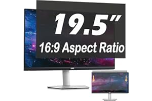 PRSPR 19.5 Inch Anti-Spy Privacy Screen Filter for Laptop and PC Monitor 16:9, Blue Light Blocking Anti-Glare Protector Film,