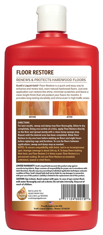 Scotts Liquid Gold Floor Restore Renews Protects Hardwood