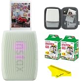Fujifilm Instax Mini Link 3 Smartphone Printer (Sage Green Bundle)