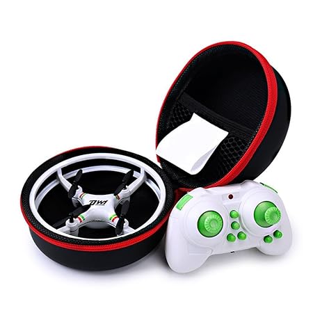 ionlyou DW1 Mini Quadrocopter Drohne Kollisionsschutz-Rahme Space Trek UFO Entwurf Headless Modus Drone Spielzeug für Kinder 