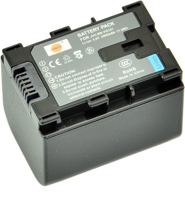 DSTE BN-VG121 Rechargeable Li-ion Battery + Charger DC96U Compatible for JVC BN-VG107, BN-VG107U, BN-VG107US, BN-VG114 - Image 3