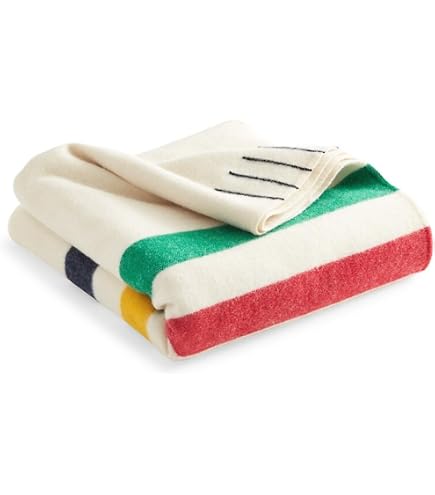 Amazon.com: Woolrich 90 by 100-Inch Hudson Bay 6 Point Blanket