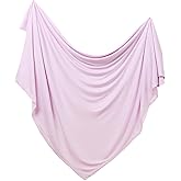 PurComfy Supersoft Swaddle Blanket, Premium Bamboo Viscose Baby swaddling Blankets for Newborns, Lightweight & Breathable Swaddle Blankets for Boys and Girls, 47” x 47”, Neutral Baby Essentials