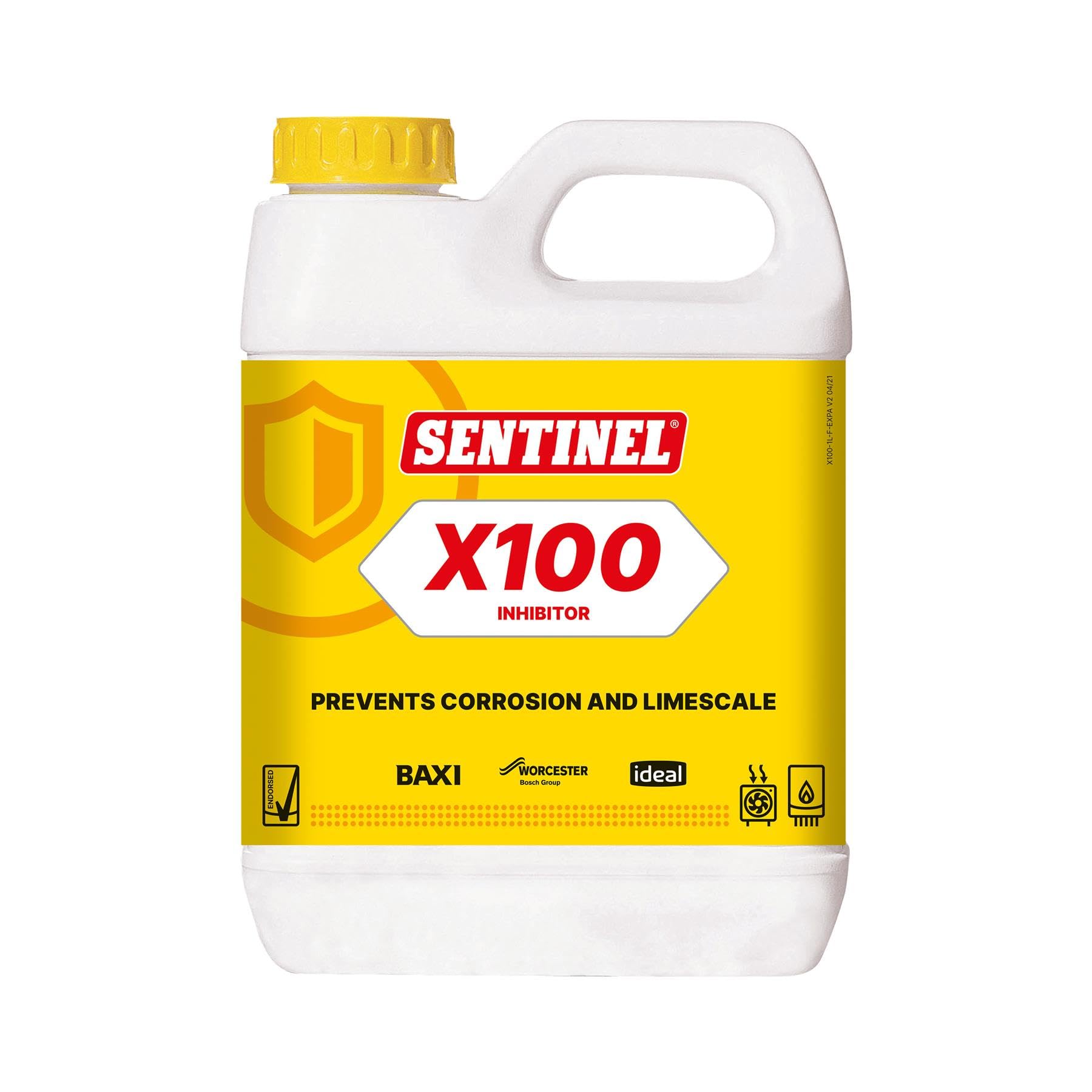 LavaTap – Sentinel X100 Central Heating Inhibitor – 1 Litre Radiator Inhibitor, Rust Prevention, Corrosion Protection, Central Heating Cleaner, pH Neutral, Treats 100 litres