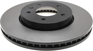 Disco De Freno Delantero Acdelco Gold 18a854, Negro