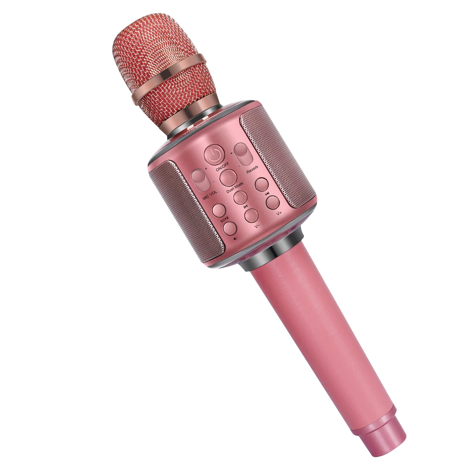 LEOBUYS Wireless Bluetooth Microphone, Portable Karaoke With Speaker for Kids Adults Singing Handheld Mic Home KTV Party