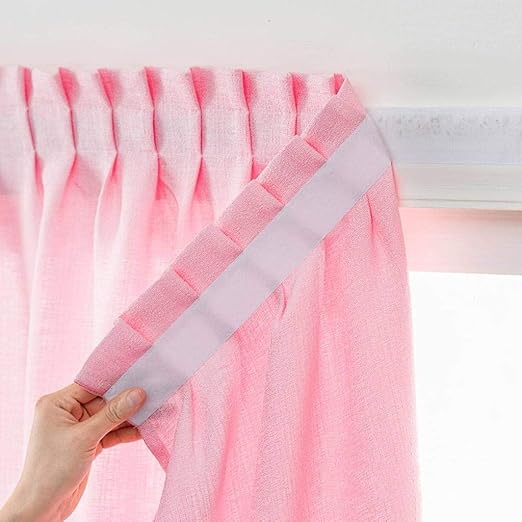 HALOUK Solid Color SelfAdhesive Curtain,Drape Thermal