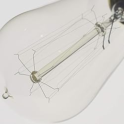 Jslinter 6-Pack Edison Light Bulb, Warm White 2200K