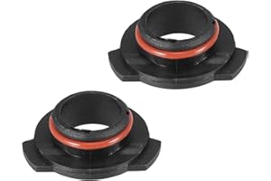 X AUTOHAUX 2pcs 9005 HB3 LED Headlight Adapter Base Bulb Sockets Retainer Holder Universal for Car Black