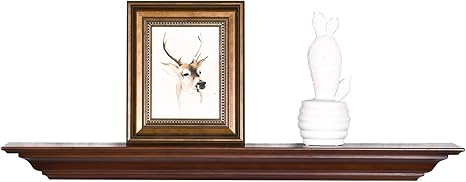 WELLAND Corona-Kronen-Formteil aus Kiefernholz, schwebende Wand-/Foto