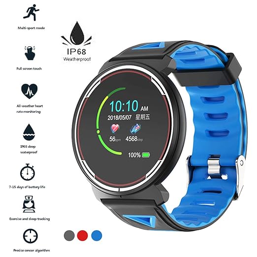 SmartWatch, Actividad rastreador de ejercicios, Pulsera Bluetooth ...