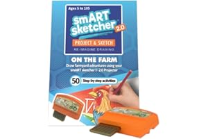 Flycatcher Smart Sketcher 2.0 Cartridge – On The Farm – 50+ Step-by-Step Activities - Expansion Pack for Kids Ages 5+