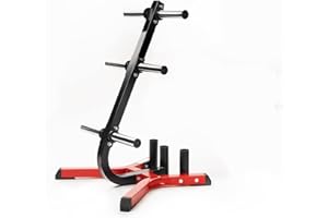 AmStaff Fitness TT3102 Commercial Olympic and Standard Plate Storage Tree - Optimize Your Gym Space