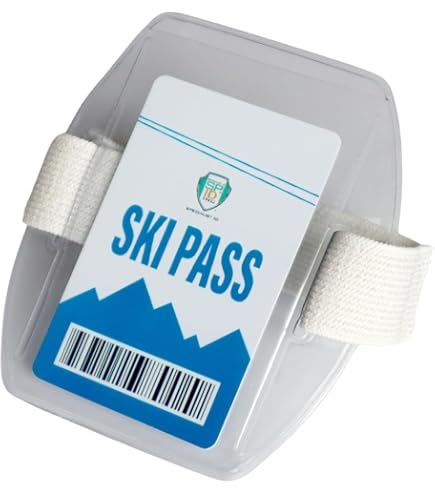 5 Stks Arm Badge Houder Armband ID Badge Houder Ski Pass Houder Arm Waterdichte ID Card Sleeve met Verstelbare Riem Clear ID Card Bag op Arm Hoge Zichtbaarheid Plastic Arm ID Pouch