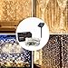 IMAGE Solar Curtain Lights 8 Modes 9.8x9.8 Feet Solar String Lights for Wedding Party Home Decoration Backdrops Full Waterproof UL Safety Standard Warm White